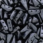 Perles en verre Vexolo 5x8 mm - Jet Hematite x30