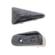 Perles en verre Vexolo 5x8 mm - Jet Hematite x30