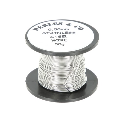 Fil rond en Acier inoxydable 0.50 mm x25m