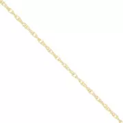 Chaîne maille Corde 1.8 mm en Gold filled (or laminé)  x50cm