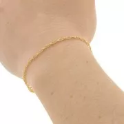 Chaîne maille Corde 1.8 mm en Gold filled (or laminé)  x50cm