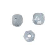 Facettes 2 mm véritable (True 2) Chalk White Baby Blue Luster x50