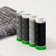 Fil à coudre polyester recyclé Gütermann - Gris clair (n°38) x100m