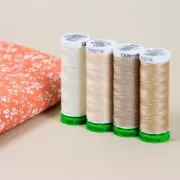 Fil à coudre polyester recyclé Gütermann - Beige (n°169) x100m