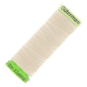 Fil à coudre polyester recyclé Gütermann - Crème (n°802) x100m|raw }}