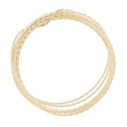 Fil souple rond torsadé 0.91 mm en Gold filled (or laminé)  x1.5m|raw }}