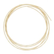 Fil semi-dur carré torsadé 1.02 mm en Gold filled (or laminé)  x1.5m|raw }}
