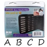 Poinçons lettres : Majuscule Manuscrit 2 mm