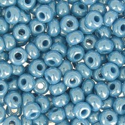 Preciosa Perles rocailles 6/0 4 mm - Aqua Nacré x20g