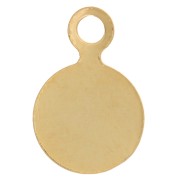 Pastilles à coller  6 mm doré à l'or fin x10|raw }}