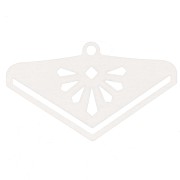 Embout pour tissage de perles Miyuki 11/0 exclu Perles & co Bohème 28mm Argent 925