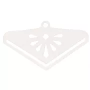 Embout pour tissage de perles Miyuki 11/0 exclu Perles & co Bohème 28mm Argent 925