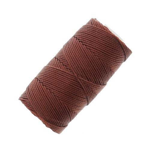 Fil C-LON Fine Weight Bead Cord 0.4 mm - Brown x45m