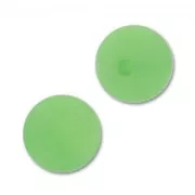 Perle ronde Polaris semi-percée 6 mm Peridot x1