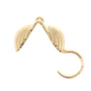Cache noeuds coquillage 5 mm - Doré à l'or fin x6|raw }}