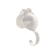 Cache noeuds coquillage 5 mm - Argenté x6