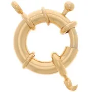 Fermoir bouée 19 mm - Doré à l'or fin x1