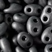 Twin beads 2,5x5 mm Jet Mat x20g