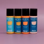 Peinture Acrylique Nacrée Darwi - Lilas x80 ml