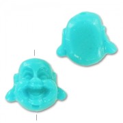 Tête de Bouddha 12 mm Turquoise x1|raw }}