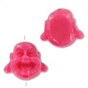 Tête de Bouddha 12 mm Hot Pink x1|raw }}