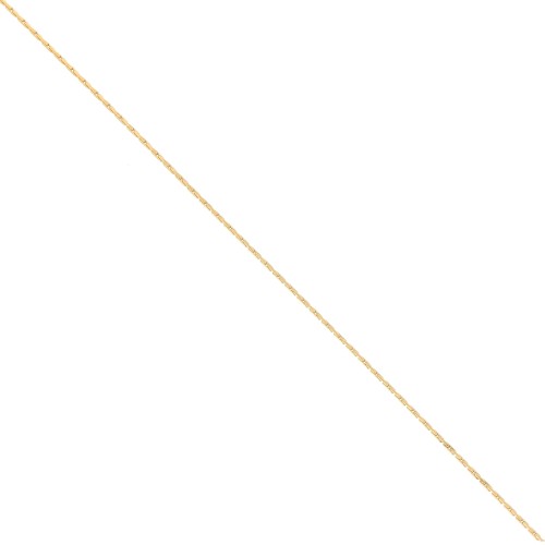 Chaîne maille Paloma 0.6 mm - Acier inoxydable 316L Doré x50cm