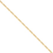 Chaîne maille Paloma 0.6 mm - Acier inoxydable 316L Doré x50cm