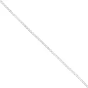 Chaîne strass en  Oxyde de Zirconium taillé 3 mm - Acier inoxydable 304 - Crystal x50cm