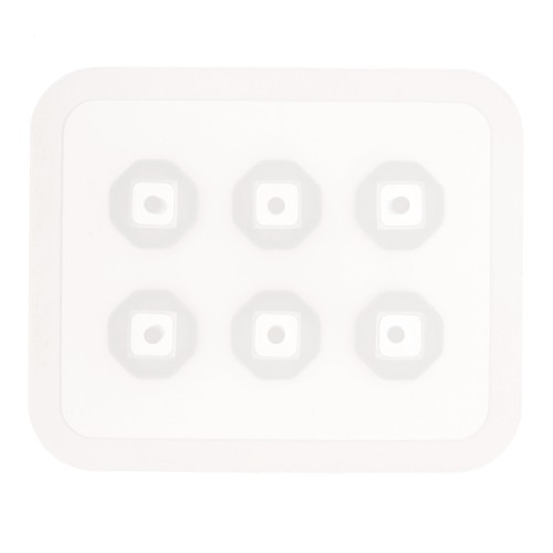 Moule silicone pour réaliser des perles facettées en résine x1