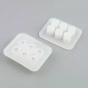 Moule silicone pour réaliser des perles facettées en résine x1