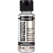 Peinture acrylique métallique - Extreme Sheen DecoArt - Argent sterling x59 ml|raw }}