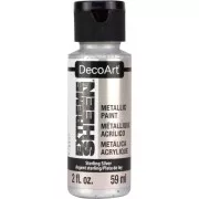 Peinture acrylique métallique - Extreme Sheen DecoArt - Argent sterling x59 ml