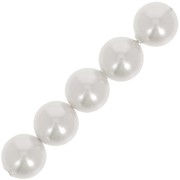 Perles nacrées PureCrystal 5810 8 mm White Pearl  x5