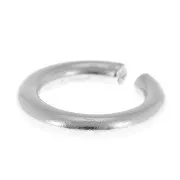 Bague anneau large - taille 53 - Placage Argent fin vieilli x1