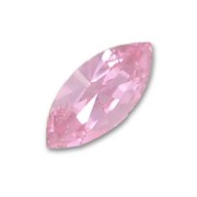 Navette PureCrystal 4200 10x5 mm Light Rose