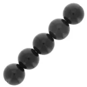 Perles rondes 8 mm pierre gemme - Obsidienne x10