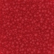 Rocaille Toho 15/0 TO15R5BF - Transparent Siam Ruby Frosted x8g|raw }}