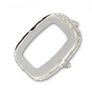 Serti griffe Classical Baguette 4565 18x13 mm en Argent 925 x1