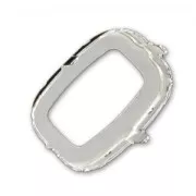 Serti griffe Classical Baguette 4565 18x13 mm en Argent 925 x1