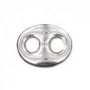 Intercalaire grain de café 12x9 mm en Argent 925 x1