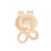 Cache noeuds 3.5 mm avec anneaux fermés en Gold filled (or laminé) x4