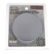 Bloc à taper rond 7.6 cm - Tas plat en acier avec base en silicone x1