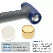 Marteau multifonction pour métaux avec 3 têtes x1