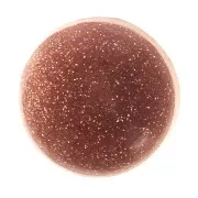 Cabochon rond 6 mm Gold Stone - Imitation Pierre de soleil x1