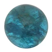 Cabochon rond 10 mm en pierre gemme - Apatite x1