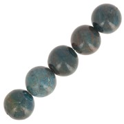 Perles rondes 12 mm pierre gemme - Apatite x1|raw }}