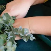 Bracelet maille Forçat limée 1.45 mm - Plaqué Or 3 microns x19 cm