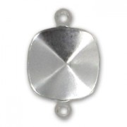 Serti intercalaire à coller pour cabochon PureCrystal 4470 10 mm - Rhodié x1|raw }}