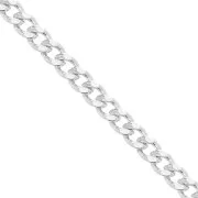 Chaîne maille Gourmette limée 1.5 mm en Argent 925 x50cm