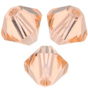 Toupies en cristal PureCrystal 5328 4 mm Light Peach x50|raw }}
